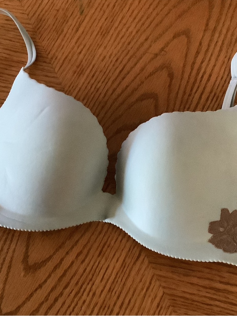 Victoria's Secret Light Blue Seamless Molded Bra